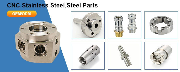Aluminum Stainless Steel Parts Machining High Precision Parts Measured by CMM Equipment